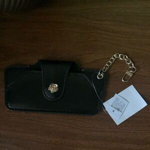 *Clearance-Final* NWT No Label Black Flower Face Purse or Bag Accessory
